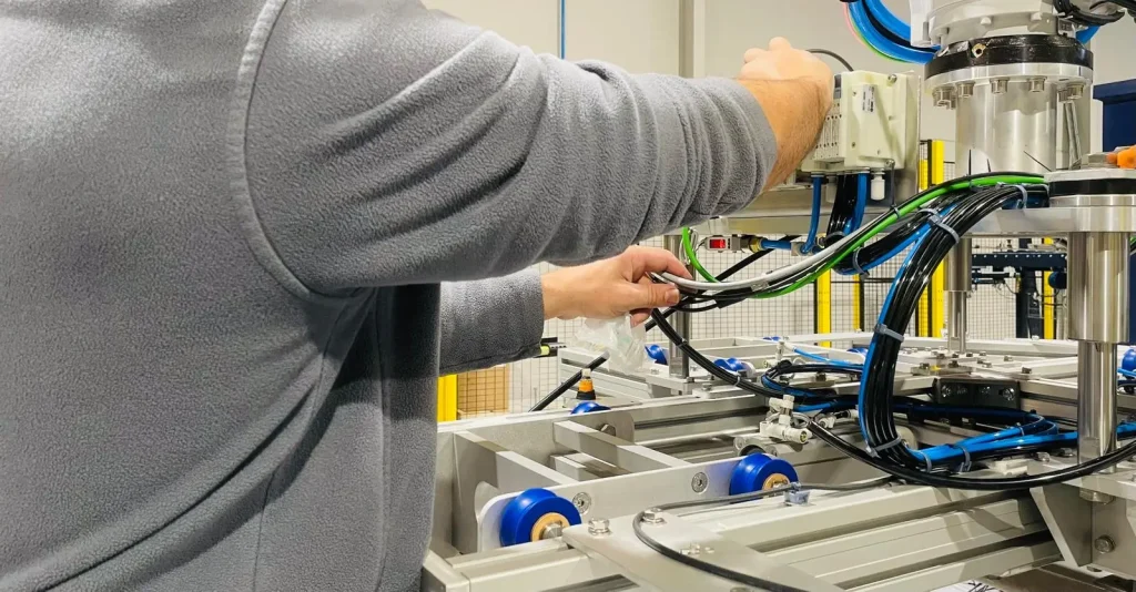 Garra robótica a medida para la fruta o packaging